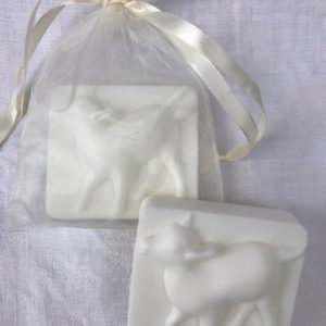 Lavender Goats Milk Soap in Organza Bag