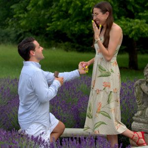 Proposal at Mad Lavender Farm