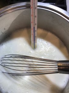 Heating milk for yogurt