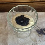 Lavender yogurt with Blackberry butter