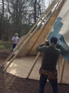 Covering the tipi