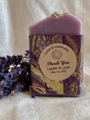 lavender soap party favor
