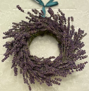 Mini lavender wreath